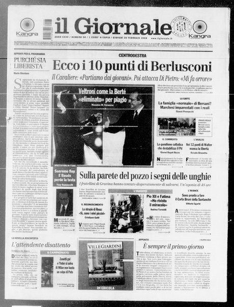 Il giornale : quotidiano del mattino